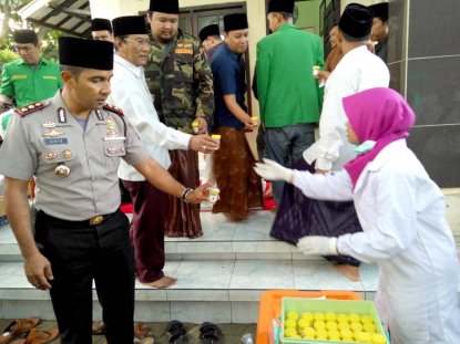18 PAC GP Ansor Se-Kabupaten Bangkalan Serempak Jalani Tes Urine 